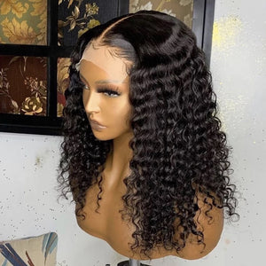 Curly 13x4 lace frontal wig