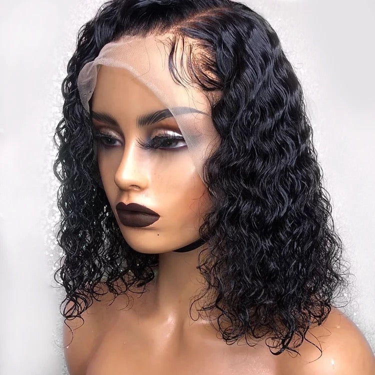 12” transparent lace style (curly)