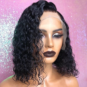 12” transparent lace style (curly)