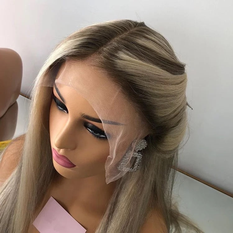 20” ash blonde lacefront