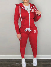 Load image into Gallery viewer, Womens 2pc tracksuit
