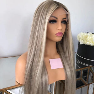 20” ash blonde lacefront