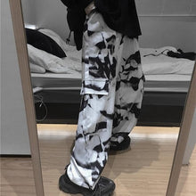 Load image into Gallery viewer, NiceMix Elastic Waistband Loose Harem Embroidery Tie Dye Contrast Jogger Pant Women Man Streetwear Korean Harajuku Punk Hip Hop
