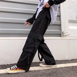 NiceMix Elastic Waistband Loose Harem Embroidery Tie Dye Contrast Jogger Pant Women Man Streetwear Korean Harajuku Punk Hip Hop