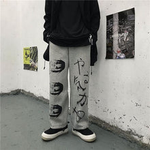 Load image into Gallery viewer, NiceMix Elastic Waistband Loose Harem Embroidery Tie Dye Contrast Jogger Pant Women Man Streetwear Korean Harajuku Punk Hip Hop
