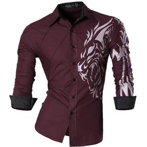 jeansian Spring Autumn Features Shirts Men Casual Jeans Shirt New Arrival Long Sleeve Casual Slim Fit Male Shirts Z034