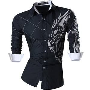 jeansian Spring Autumn Features Shirts Men Casual Jeans Shirt New Arrival Long Sleeve Casual Slim Fit Male Shirts Z034