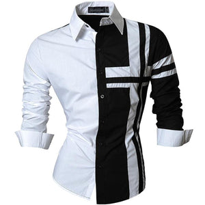 jeansian Spring Autumn Features Shirts Men Casual Jeans Shirt New Arrival Long Sleeve Casual Slim Fit Male Shirts Z034