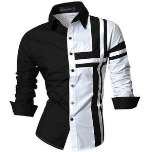 jeansian Spring Autumn Features Shirts Men Casual Jeans Shirt New Arrival Long Sleeve Casual Slim Fit Male Shirts Z034