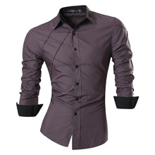 Load image into Gallery viewer, jeansian Spring Autumn Features Shirts Men Casual Jeans Shirt New Arrival Long Sleeve Casual Slim Fit Male Shirts Z034
