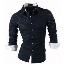 Load image into Gallery viewer, jeansian Spring Autumn Features Shirts Men Casual Jeans Shirt New Arrival Long Sleeve Casual Slim Fit Male Shirts Z034
