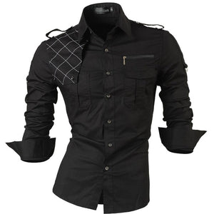 jeansian Spring Autumn Features Shirts Men Casual Jeans Shirt New Arrival Long Sleeve Casual Slim Fit Male Shirts Z034