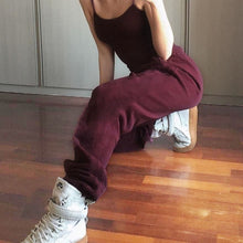 Load image into Gallery viewer, Rockmore Harajuku Joggers Wide Leg SweatPants Women Trousers Plus Size High Waist Pants Streetwear Korean Casual Pant Femme Fall
