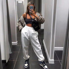 Load image into Gallery viewer, Rockmore Harajuku Joggers Wide Leg SweatPants Women Trousers Plus Size High Waist Pants Streetwear Korean Casual Pant Femme Fall
