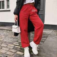 Load image into Gallery viewer, Rockmore Harajuku Joggers Wide Leg SweatPants Women Trousers Plus Size High Waist Pants Streetwear Korean Casual Pant Femme Fall
